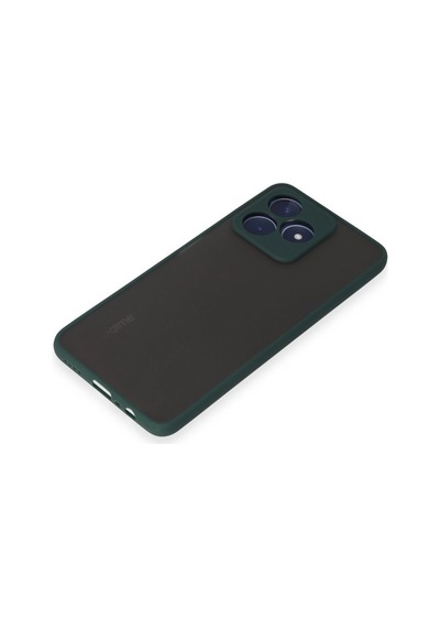 Realme C53 Kılıf Montreal Silikon Kapak - Yeşil Çr