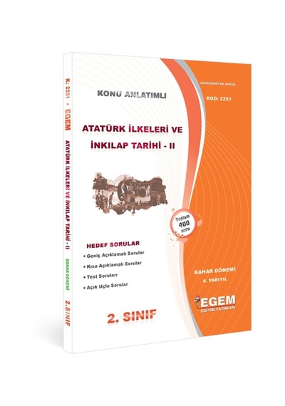 Aöf Atatürk Ilke Ve Inklapları 2 Konu Anlatımlı Soru Bankası