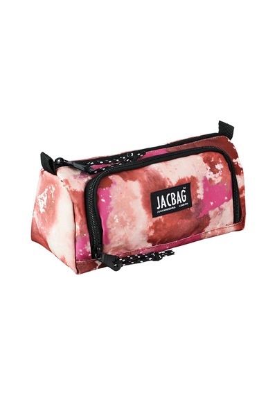 Jacbag Prime Xl-lastik Ayraçlı İki Bölmeli Kalem Kutusu Prime Xl-pembe Bulut renkli