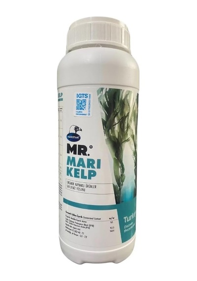 Ayrex Marikelp Organik Kaynaklı Sıvı Deniz Yosunu Sıvı Yaprak Gübresi 1 Lt 0,250