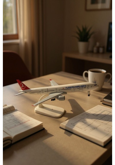 Frefly 16cm Türk Hava Yolları Boeing 777 Uçak Modeli Planel Uçak Döküm Metal 1/400 Ölçekli Uçaklar