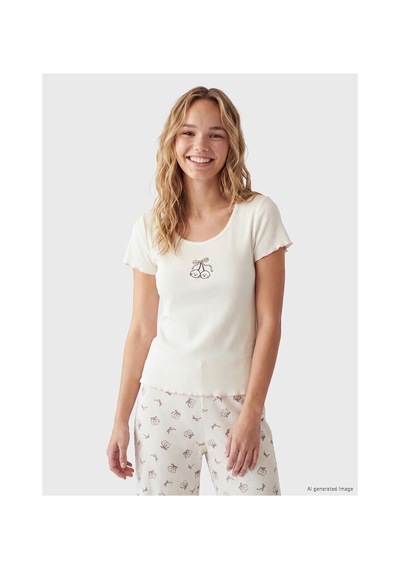 LC Waikiki Alıta Cıty Farkıyla Lcw Young Pembe Ribana Nakışlı Kısa Kollu Kadın Pijama Takım Pembe - 929536669 Pembe LC Waikiki Alıta Cıty Farkıyla Lcw Young Pembe Ribana Nakışlı Kısa Kollu Kadın Pijama Takım Pembe - 929536669 Pembe