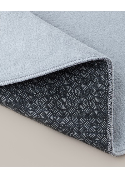 Gridline Kaydırmaz Taban Banyo Paspası Seti 60x100 Cm + 50x60 Cm Gri