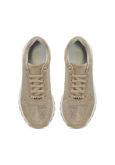 Nine West Saınt 5fx Bej Kadın Sneaker Bej