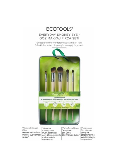 Eco Tools Everday Daily Defined Eye Günlük Göz Makyaj Seti 1627