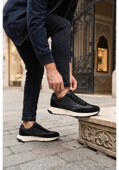 Fort Noka Cameron Anatomik Rahat Sneaker Erkek Spor Ayakkabı Siyah