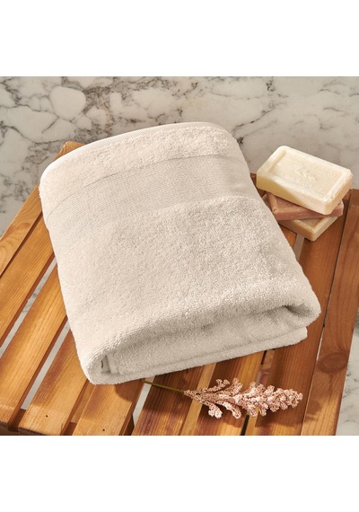 Nuvomonn Banyo Havlusu - Bej - 70x140 Cm Renkli
