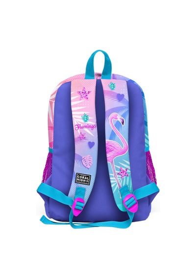 Coral High Kids Lavanta Pembe Flamingo Desenli 2'li Okul Çanta Seti Set0223705