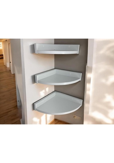 3'lü Üçgen Köşe Raf 31 X 26 X 23 Çok Renkli