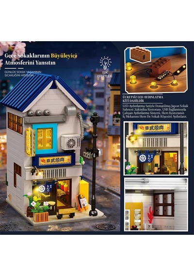 Reobrix Bbq Restaurant 66506 Brick Yapım Seti