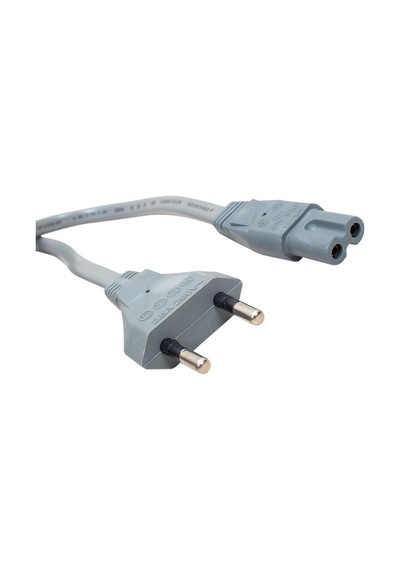 Ac Power Güç Kablosu Gri Tv-radyo-notebook Adaptör Için Teyip Fiş