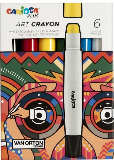 Carioca Plus Art Crayon Boya 6lı Çok Renkli