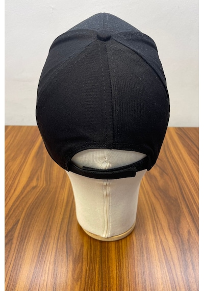 Penguen Nakışlı Gabardin Kumaş Unisex Cap Şapka Siyah