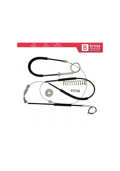 VW EOS 1F7 1F8 2006-2015 Convertible İçin Sol Cam Kriko Tamir  Set