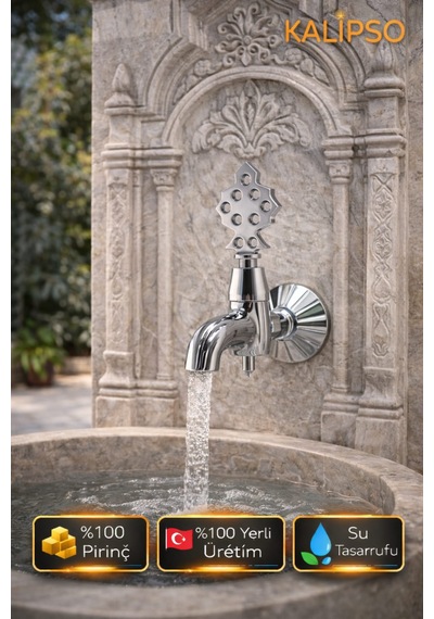 Kalipso Osmanlı Hamam Musluğu Krom
