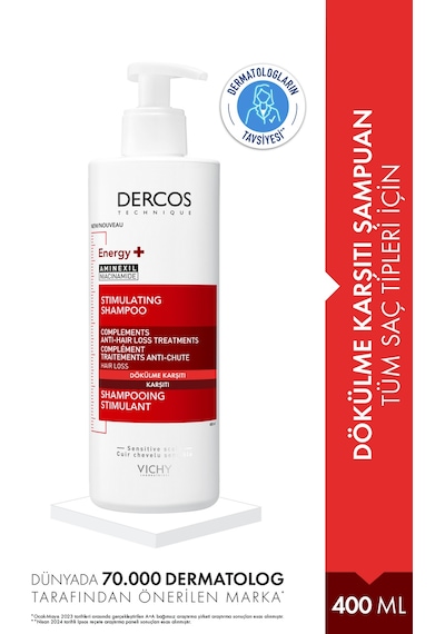 Dercos Energy+ Dökülme Karşıtı Şampuan 400 Ml