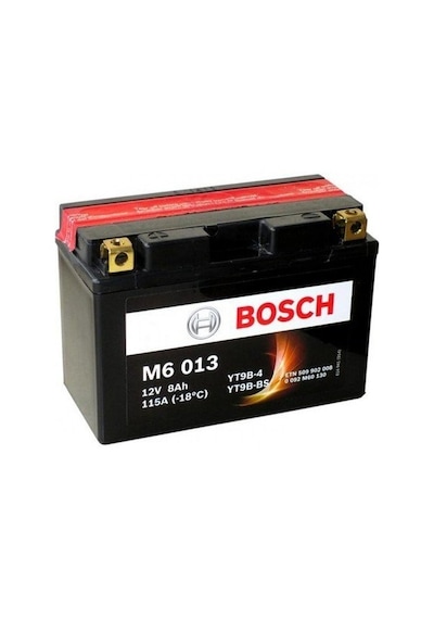 Bosch 8 Ah M6013 Yt9b-bs Motosiklet Aküsü