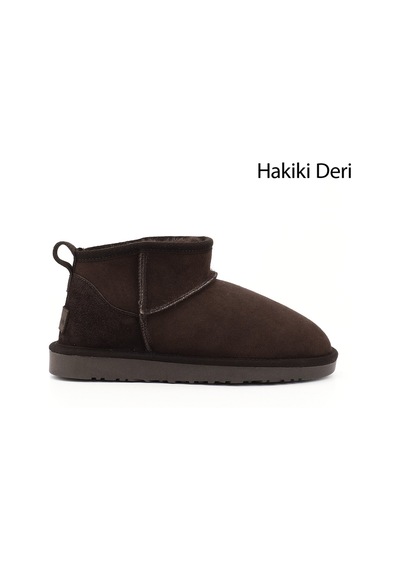 Gönderi(R) Gönderi R Kahve Nubuk Mini Hakiki Deri Kürklü Bot Kahverengi Nubuk