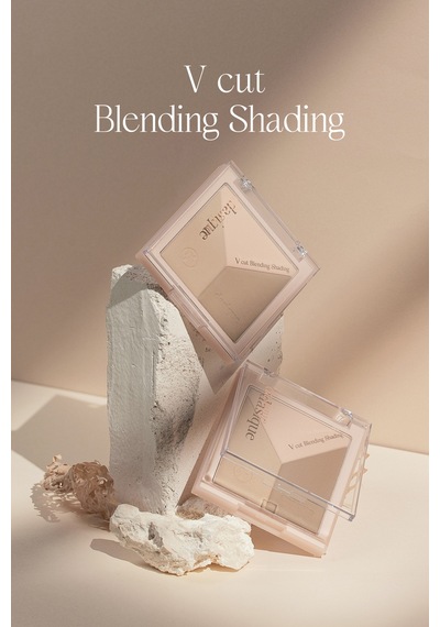Dasique  Doğal Gölgelendirme Sunan 3'lü Kontür Paleti V Cut Blending Shading 02 Cool Blending