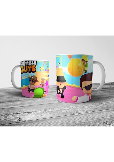 Stumble Guys Kupa Bardak Model 3 Çok Renkli