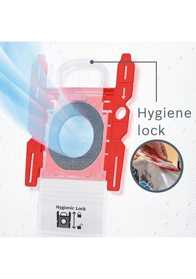 Bosch Bbz16gall Elektrikli Süpürge Torbası Powerprotect, 16 Adet Kilit İle, Tüm Dizesi Bsg8 Hariç, Bsn1 İçin Uygun