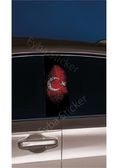 Araç Kapı Direk Kaplama Folyosu Desenli Drk22 Sağ Sol Takım 2 Adet - 22x50 Cm