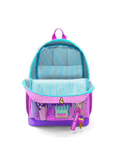 Coral High Kids Pembe Mor Milkshake Dondurma Desenli Okul Sırt Çantası 23749