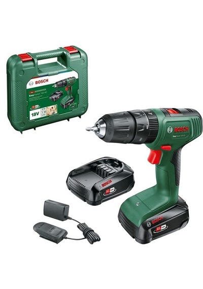 Bosch Easyımpact 18v-40 Akülü Matkap Çift Akü 2AH + Easysaw Dekupaj Testeresi Aküsüz Solo + Karışık Dekupaj Testere Seti 10'lu + V-line 103 Parça Karışık Aksesuar Seti