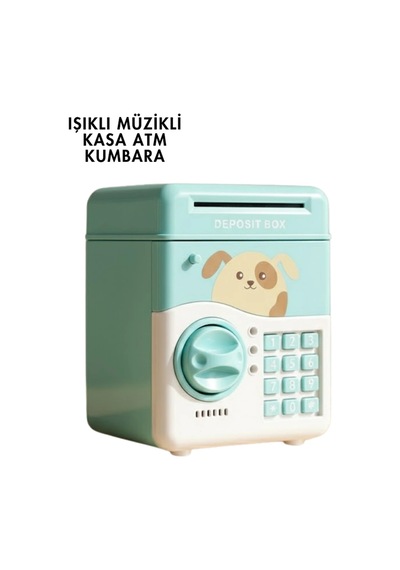 Mey İthalat Sam51 Müzikli Işıklı Kumbara Su Yeşili