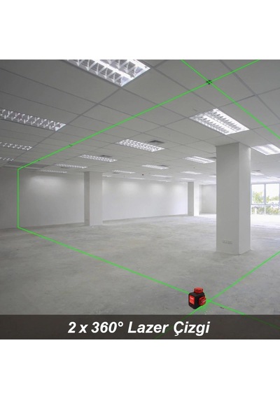 Kobb  Kbl34gtp 40 Metre Profesyonel Li-ion Şarjlı 3x360⁰  Otomatik