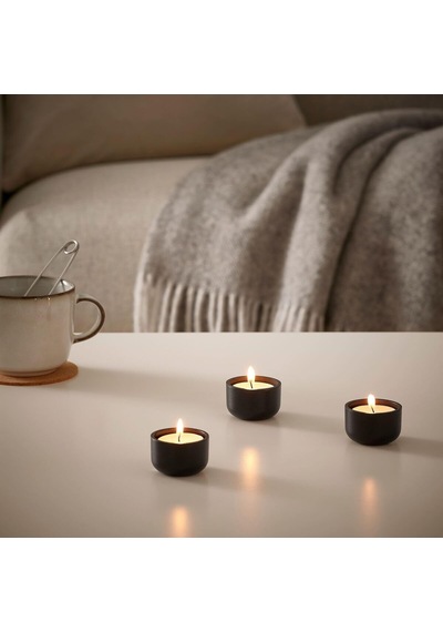 Tealight Mum, Beyaz, 6 Saat, 36 Adet Diğer