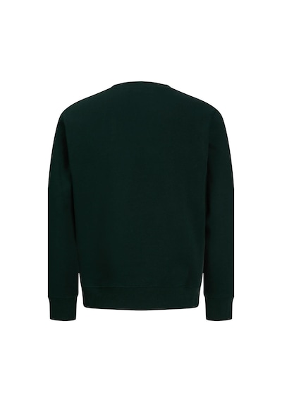 Jack & Jones Jjmunk Erkek Bisiklet Yaka Sweatshirt Rahat Günlük Yeşil