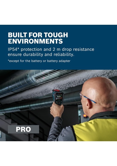 Pro Gıs12v 800 16 Kızılötesi Termometre, Tip K Arayüz Ve Sıcaklık