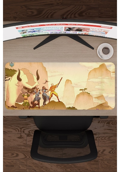 Avatar Son Hava Bükücü Dikişli Kauçuk Oyuncu Mousepad V3 - 70x30 Xl Gaming Mouse Pad
