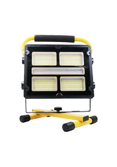 Taşınabilir Solar Şarjlı Led Kamp Feneri 400 Led Süper Parlak Çok Fonksiyonlu Aydınlatma Açık Ahşap