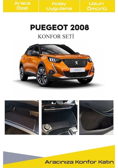 Peugeot 2008 Konfor Seti - Araç Içi Ses  Kumaş