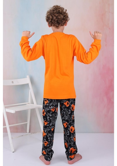 Yeni Sezon Erkek Çocuk Gez Garson Basketball Uzun Kollu Pamuk İnterlok Pijama Takımı 5154-turuncu Turuncu Yeni Sezon Erkek Çocuk Gez Garson Basketball Uzun Kollu Pamuk İnterlok Pijama Takımı 5154-turuncu Turuncu