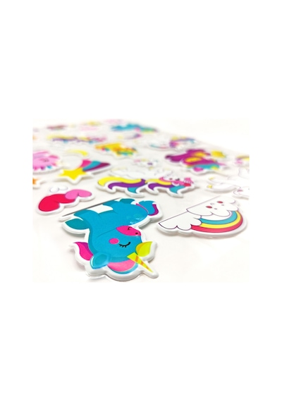 Sticker Kabartmalı A4 Boyutunda Stiker Defter, Planlayıcı Etiket Lim106 - Unicorn