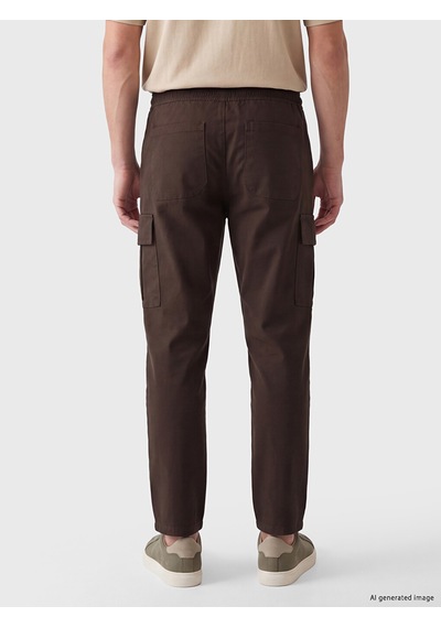 LC Waikiki Lc Waıkıkı Kahverengi Relax Fit Erkek Kargo Pantolon