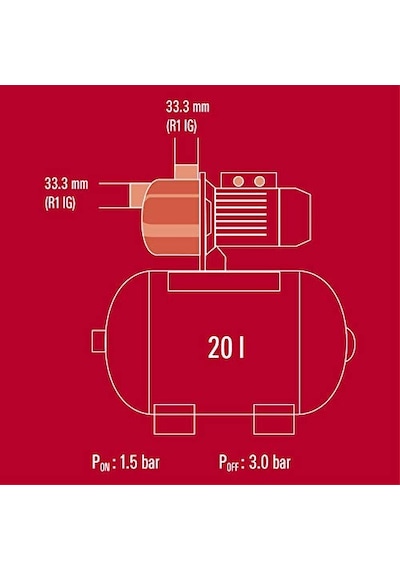 Einhell Hidrofor Gc-ww 6036 4173118