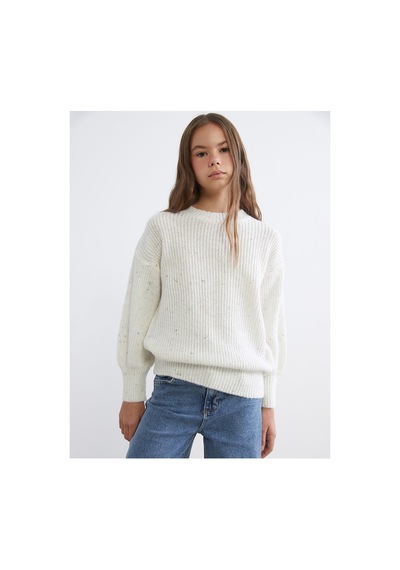 LC Waikiki Alıta Cıty Farkıyla Lcw Kids Ekru Oval Yaka Kız Çocuk Triko Kazak Ekru - 925577232 Ekru LC Waikiki Alıta Cıty Farkıyla Lcw Kids Ekru Oval Yaka Kız Çocuk Triko Kazak Ekru - 925577232 Ekru