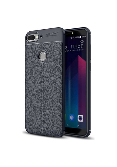 Htc Desire 12 Plus Kılıf Deri Tarzı Niss Silikon Case