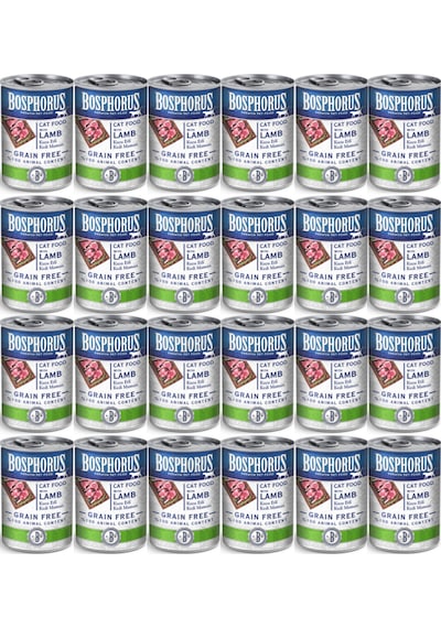 Bosphorus Kuzu Etli Kedi Konserve Maması 48 X 415 Gr Parça Etli