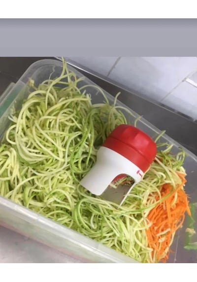 Tupperware Polovnik, Sumovka, Lozka Dla Smesivania Spiralizer Sebze Dilimleyici Tupperware 313652985 Beyaz