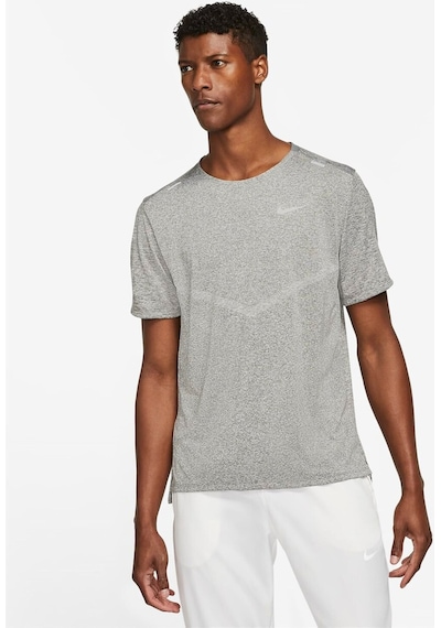 Nike M Nk Df Rıse 365 Ss Erkek Gri T-shirt - Cz9184-084