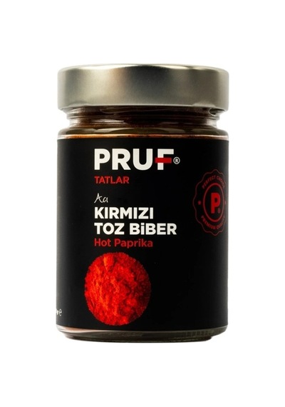 Pruf Tatlar Acı Toz Kırmızı Biber 130 G