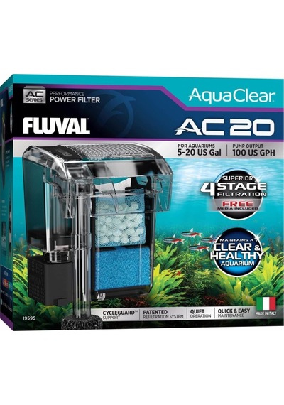 Fluval Ac20 Askı Filtre 378lt/saat