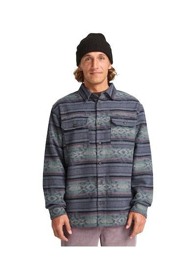 Bıllabong Billabong Offshore Jacquard Flannel Erkek Mavi Gömlek 4882 Mavi