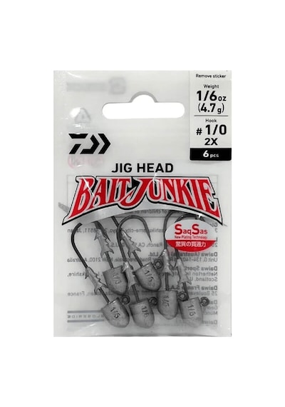 Daiwa Bait Junkie Jig Head 1.77 Gr 2