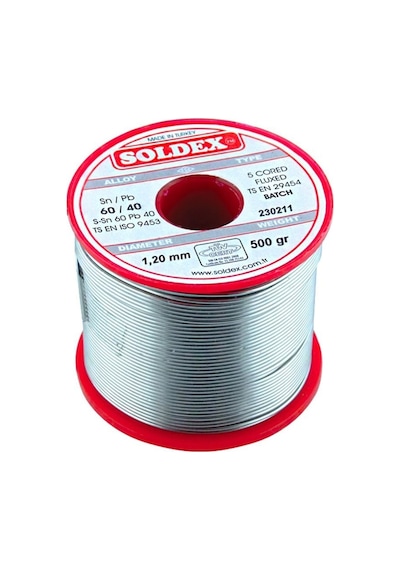 Soldex 40-60 Lehim Teli 500 G 1.2 MM